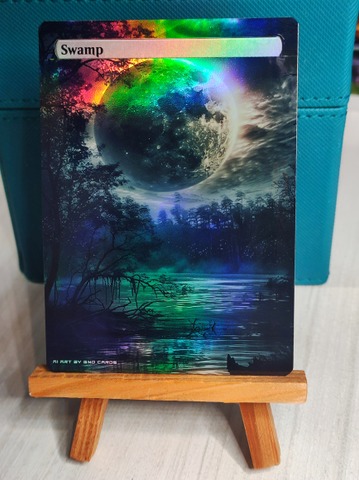 Foil Altered Swamp (Moon Lands)